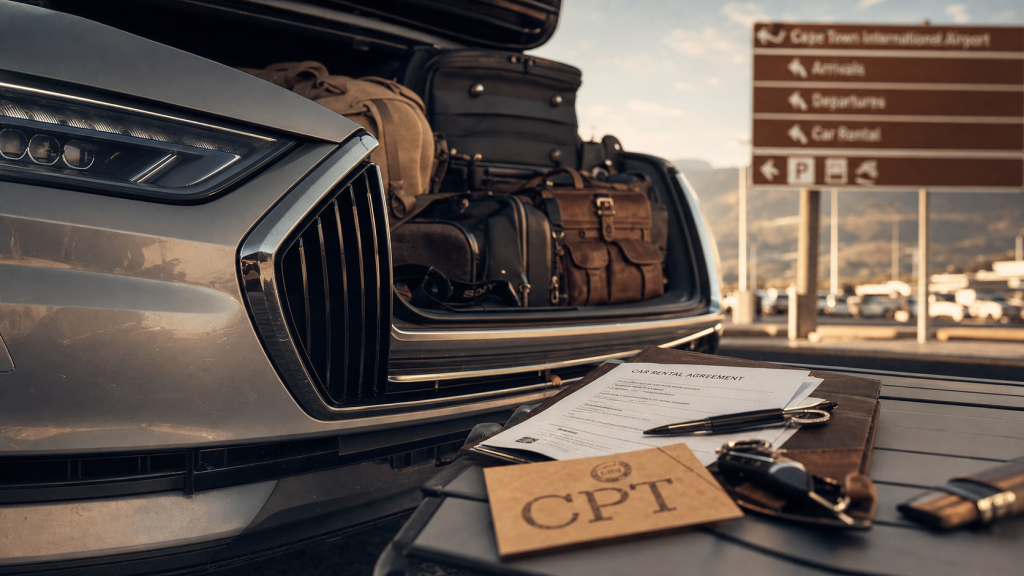Location voiture le cap : contrat et clés à l’aéroport du Cap