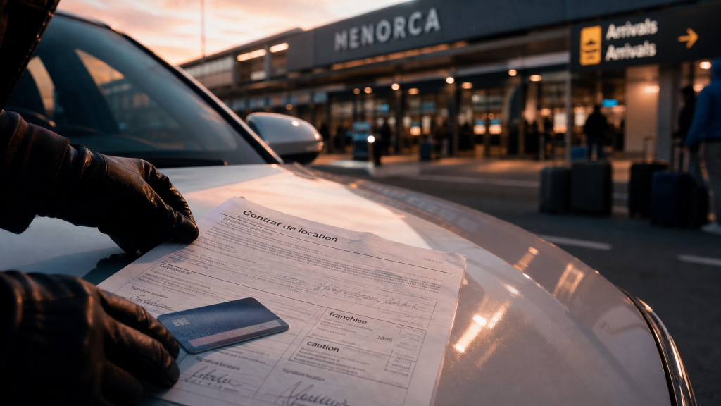 Louer une voiture à Minorque : caution et contrat de location près de l’aéroport