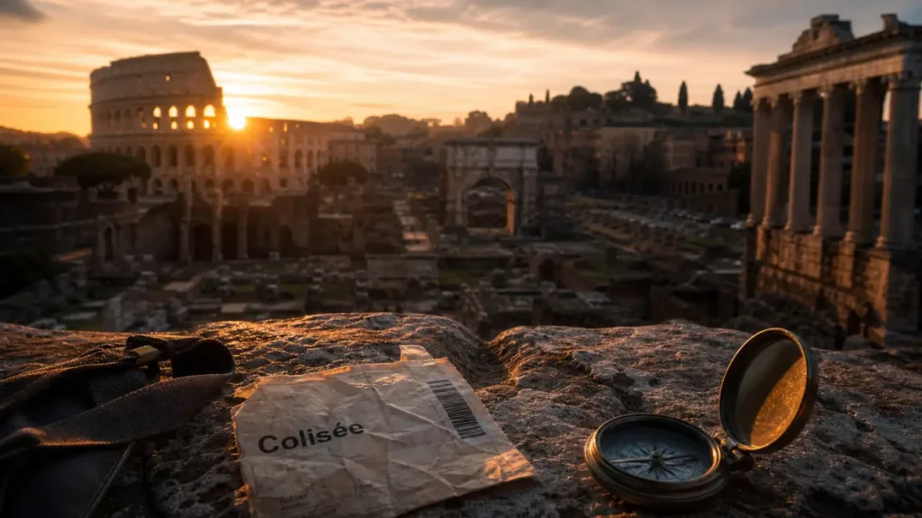 Que visiter à Rome : billet Colisée sur le Forum, au petit matin