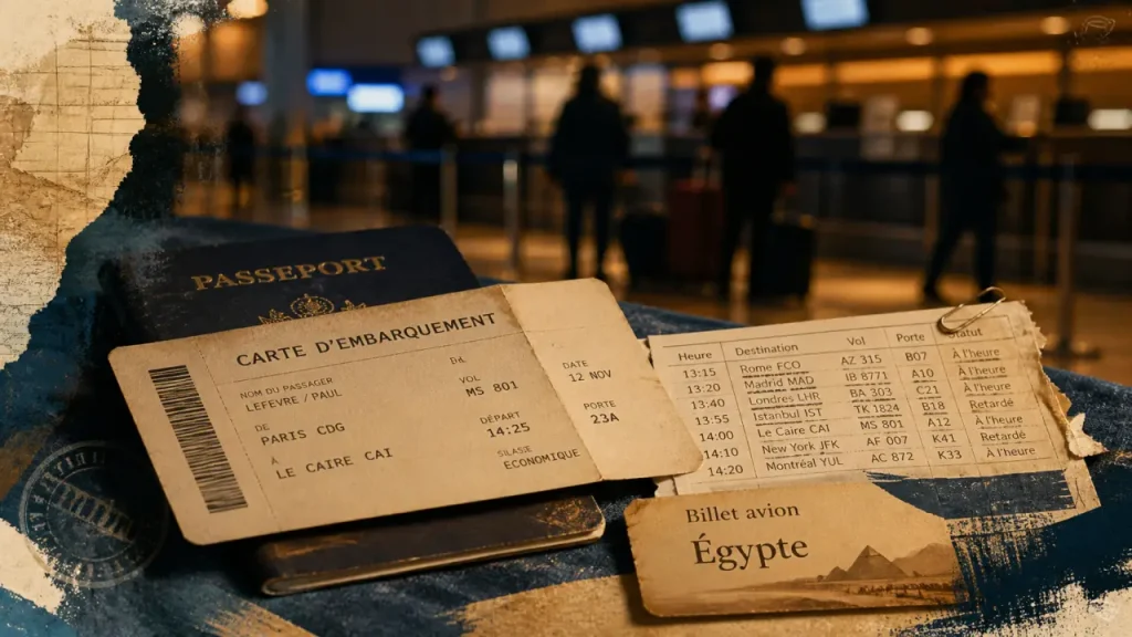 Billet avion Égypte : comparer vol direct, escale et prix final