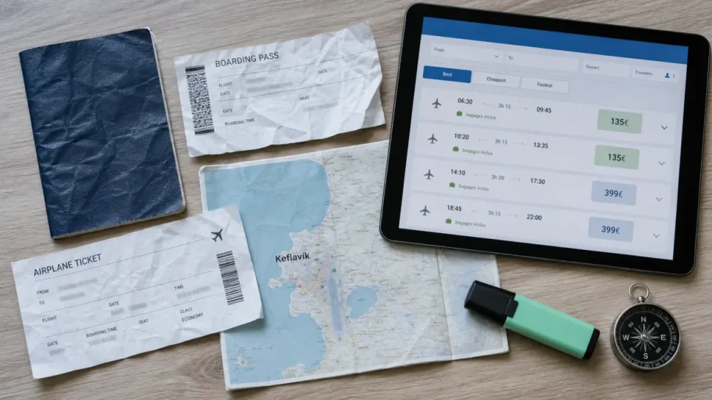 Billet avion Islande vers Keflavík : vols directs, prix et comparateur