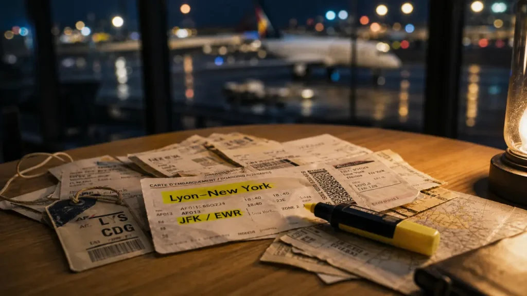 Billet avion Lyon New York : 1 escale JFK ou EWR