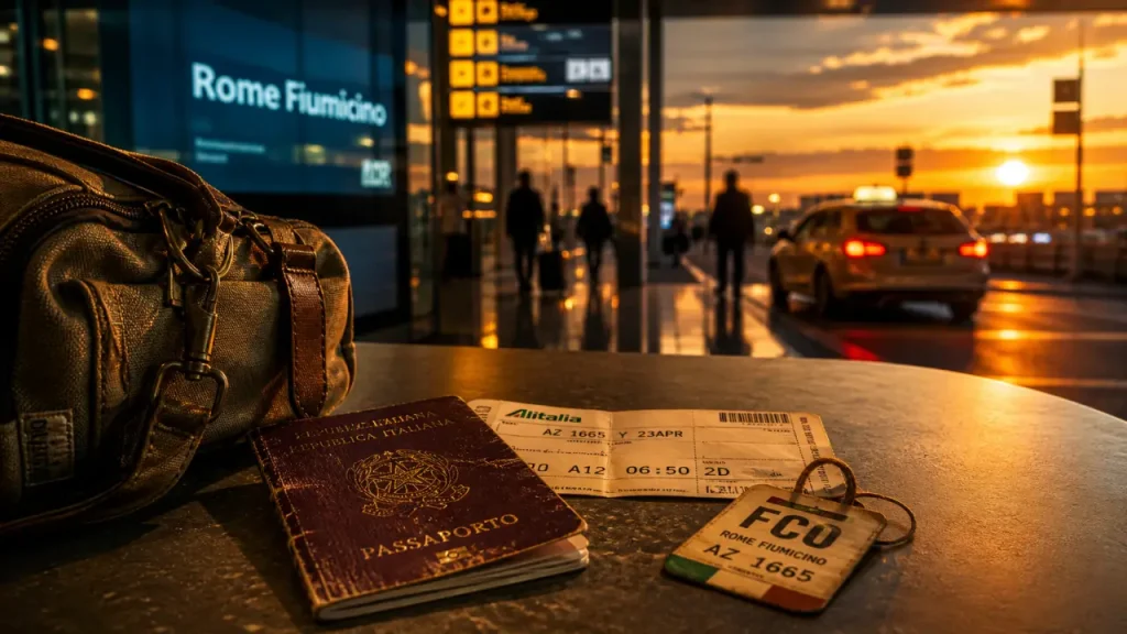 Billet avion Rome vers Fiumicino : vol direct et transfert