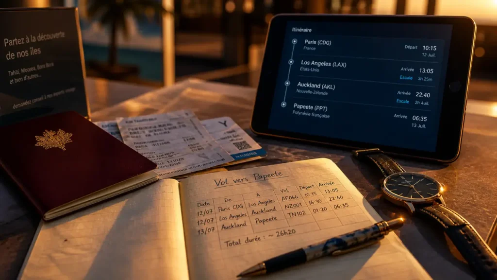 Billet avion tahiti vers Papeete : prix d’appel, escales et confort
