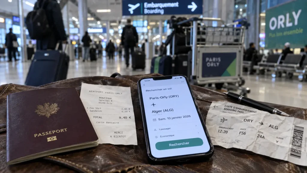 Billet avion paris-algers 10 janvier 2026 Vueling : vérifications avant paiement