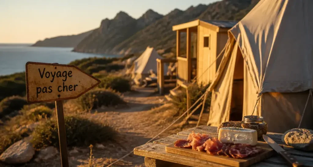 Corse voyage pas cher : camping en bord de maquis