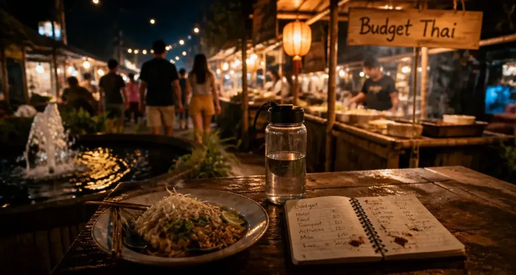 Voyage thailand pas cher : street food et budget au marché nocturne