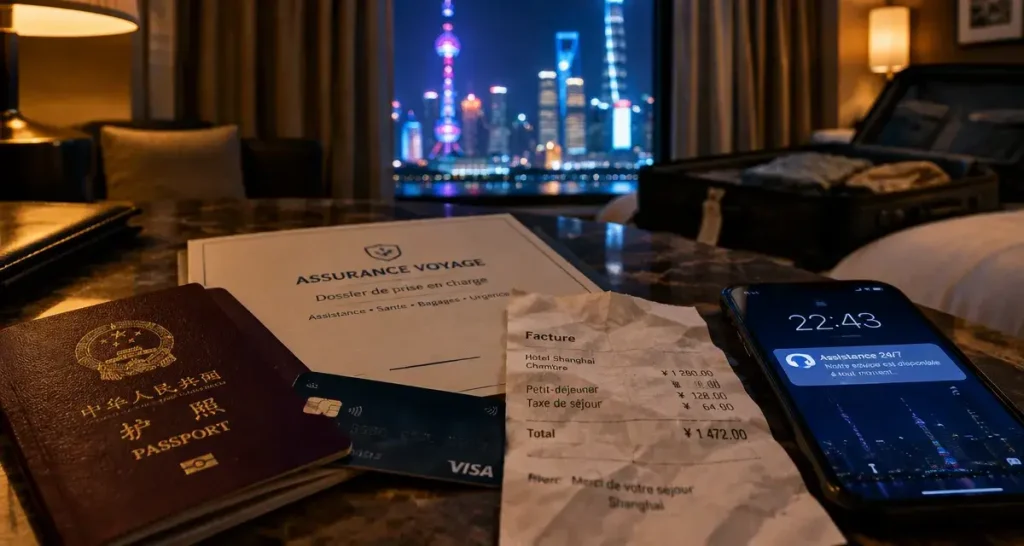 Assurance voyage chine avec assistance 24/7, prise en charge directe sans avance de frais