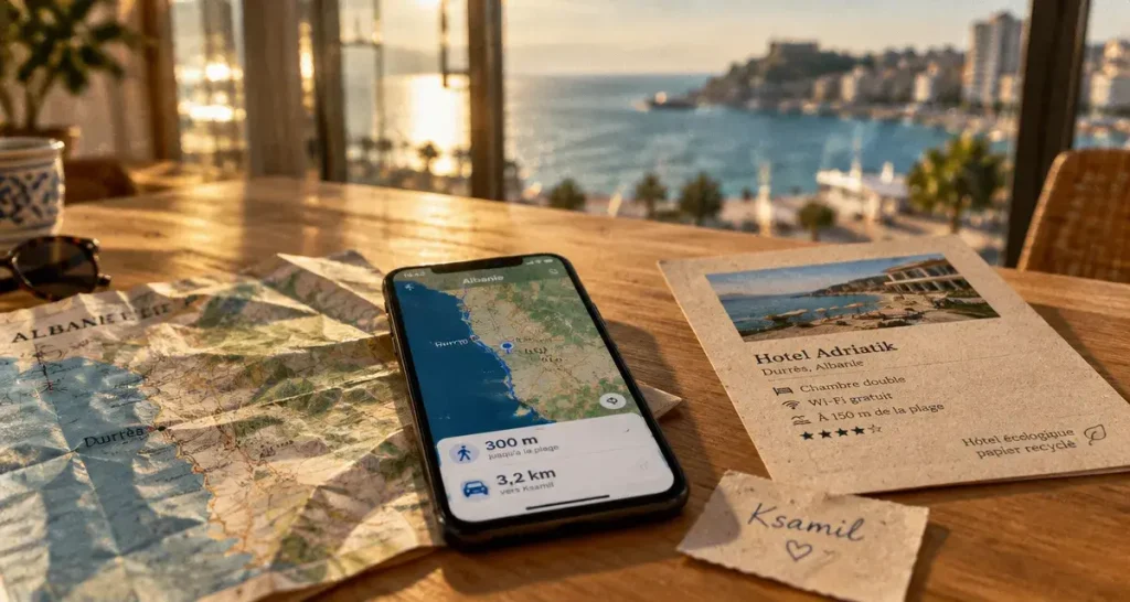 Carte Albanie et zones : voyage albanie booking à Durrës